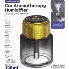 Auhma Af-11 Araç Içi Nemlendirici ve Aromaterapi Cihazı - 130 ml French Spices Serisi - Lüks Tasarım Gold