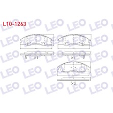 Otoco Kia Cerato (Ld) 1.6ı 2004-2012 / Kia Cerato (Ld) 1.5 Crdı 2004-2012 Ön Ikazlı Fren Balatası