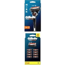 Fusion Proglide Flexball Tıraş Paketi (Tıraş Makinesi + 8'li Tıraş Bıçağı + Tıraş Jeli)