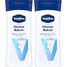 Vücut Losyonu Hassas Bakım Kuru Çok Kuru ve Hassas Ciltler Için 200 ml (2 Paketi)