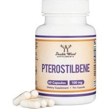 Double Wood (Özelsporcugıdaların'dan !!) Pterostilbene 100MG  60 Capsul, Resveratrol, Antioxidant For Longevity 38.