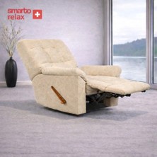 Smarto Relax Ticino Manuel mekanizmali Ergonomik TV Koltuğu Berjer , Dekoratif Baba Koltuğu