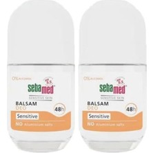 Hassas Ciltlere Özel 48 Saat Etkili Kadın Erkek Balsam Roll-On Deodorant 50ML (2 Paketi)