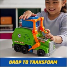 Paw Patrol, Rocky Oyun Figürlü ve Dönüşüm Fonksiyonlu (Deluxe Araç) Ekstra Büyük Geri Dönüşüm Kamyonu, 3 Yaşından Büyük Çocuklar Için Oyuncak