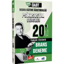 Dizgi Kitabevi 2026 Meb Ags Öabt Beden Eğitimi Psikososyal Dersler Tamamı Pdf Çözümlü 20 Li Branş Deneme Dizgi