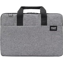 Mack Cityfit MCC-702 Laptop Çantası, Erkekler ve Kadınlar Için Profesyonel Bilgisayar Çantası, 13,3 Inç - 14.1 Inç Notebook Çantası, Evrak Çantası, Gri