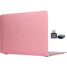 Delixa MacBook 13.6 Inç Kılıf Flu Buzlu Tpu Sert Kapak M4-M3-M2 Uyumlu Ince Hafif Darbe Çizik Koruma Koruyu