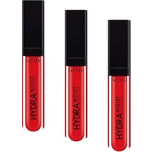 Cosmetics Hydramoist Lipgloss Nemlendirici Dudak Parlatıcısı - 09 Heartbreaker - Kırmızı (3 Paketi)