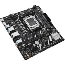 Prıme A620AM-K Amd A620A Am5 Ddr5 7600 Dp HDMI M2 Usb3.2 Aura Rgb Matx 6+2+1+1 Güç Aşamaları, 128GB’A Kadar Ram Desteği, 5x Protectıon Iıı
