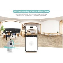 4 Mp Iç Mekan Sabit Odaklı Panoramik Eğimli Wifi Ağ Kamerası - DH-H4C