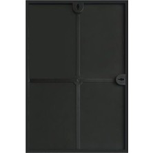 Önden Yükleme 12X18 Siyah Fotoğraf Çerçevesi - 3'lü Set - Kırılmaya Dayanıklı Camlı Ince Resim Çerçeveleri - Duvar Için Yatay ve Dikey Formatlar