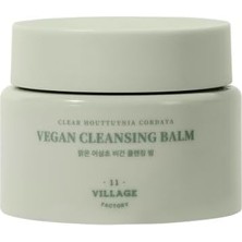 Village 11 Factory Clear Houttuynia Cordata Vegan Cleansing Balm 100ML - Şerbet Tipi Yatıştırıcı Heartleaf Vegan Makyaj ve Yüz Temizleme Balmı