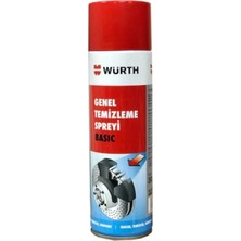 WÜRTH GENEL TEMİZLEME SPREYİ BASIC 500ML (FREN BALATA VE GENEL TEMİZLEYİCİ)