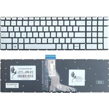 Hp 15-Bs, 15-Bw, 15-Cb Ile Uyumlu Klavye Işıklı, Gümüş