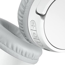 Soundform Mini Kablosuz Çocuk Kulaklığı, Entegre Mikrofonlu ve Eğlenceli Çıkartmalı, 30 Saat Oynatma – Ders, Tatil,, Ipad, Galaxy Için Kulak Üstü Kulaklık, Beyaz