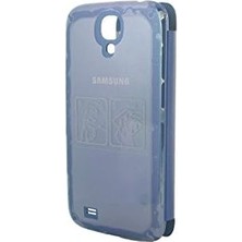 I9500 Galaxy S4 Orjinal S View Cover Kılıf - Koyu Mavi EF-CI950BLEGWW