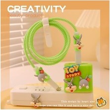 18W/20W ile Uyumlu Toy Bugs Şarj Kılıfı, Şarj Kablosu Örme Aparatı, Toparlayıcı, Kablo Koruyucu
