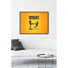 (PSTER13359) Is Sparta Eğlenceli Mizahi Çerçeveli Tablo (21X30CM)