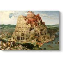 Pieter Brueghel - Babil Kulesi Tablosu 75 x 50