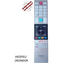 Işık Tv Toshıba Ct-8543 Televizyon Kumandası 30101775 (ORJİNAL) 40L2863DG 32L3963DA 32L3863DG 32W2863DG
