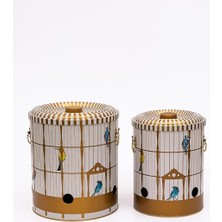 Patates Soğan Kovası - Sebzelik - Patates Soğanlık Sepeti, Bird Cage (Bird Cage)