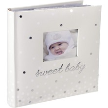 International Designs Baby Fotoalbum, 160 x 10 Cm, Weiß