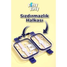 700 ml Iki Bölme Paslanmaz Çelik Bento Lunch Box Yeni Nesil Sefer Tası Metal Kaşık Hediyeli FF7155