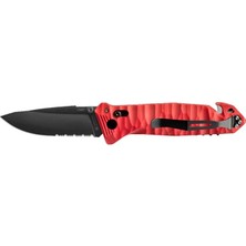 Tb Outdoor Cac G10 Saplı Tirbüşonlu Tırtıklı Çakı (Siyah)