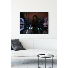 (PSTER12149) Maske Eğlenceli Mizahi Çerçeveli Tablo (50X70CM)