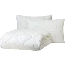 Bambu Yastık, Beyaz, 50X70 Cm, Bambu Dolgulu, Orta Sertlik, Makinede Yıkanabilir, Nefes Alan Yapı