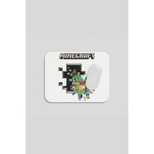 Morinna Minecraft Temalı Dikdörtgen Mouse Pad 23X19CM Mp-03