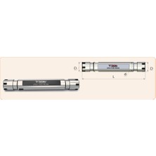 Tekoma Çift Uçlu Pens Tutucu Er D22-120