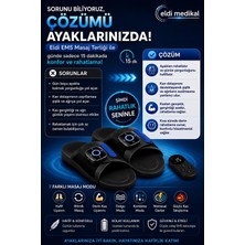 Eldi medikal Ayak Masaj Terliği - 7 Mod 15 Kademe - Rahatlatıcı Masaj Aleti