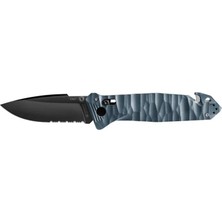 Tb Outdoor Cac S200 G10 Saplı Tırtıklı Çakı (Mavi)