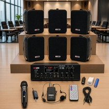Lastvoice Soft Black Plus Paket-4 Hoparlör ve Anfi Mağaza Ses Sistemi