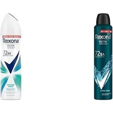 Bliss Store Rexona Kadın Sprey Deodorant Shower Fresh 72 Saat Kesintisiz Üstün Koruma 150 ml ve Rexona Men Erkek Sprey Deodorant Xtra 72 Saat Kesintisiz Üstün Koruma 200 ml