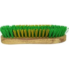 Bliss Store Star Halı Fırçası Tahta Fırça Nalın Fırça Karışık Renk 20 cm