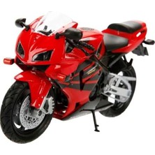 Bliss Store New-Ray Die-Cast 1:12 Scale Motorcycle CBR600R Red 2006