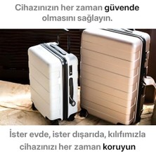 Bliss Store ile Uyumlu Superlock Serisi Kilitli Kılıf ve Darbelere Karşı Ultra Güçlü Koruyucu Anahtarlık (Siyah)