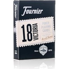 Bliss Store Fournier Poker Oyun Kartları Nº 18, Standart Endeks, Kırmızı Veya Mavi