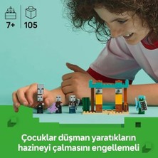 Bliss Store Minecraft Serseri Köylü Çöl Devriyesi 21267 – 7 Yaş ve Üzeri Kız ve Erkek Çocuklar Için Pillager, Vindicatör ve Kaktüs Şövalyesi Içeren Oyuncak Yapım Seti, Rol Yapma Oyunu Doğum Günü Hediyesi