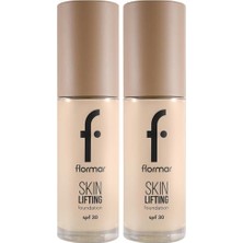 Bliss Store Skin Lifting Sıkılaştırıcı Bakım Yapan Kremsi Dokulu Spf 30 Fondöten 030 Soft Ivory (2 Paketi)