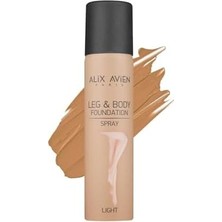Bliss Store Bacak Fondöteni Light Bronzlaştırıcı Etkili Çatlak ve Görünümü Önleyici Sprey Fondöten 75 ml