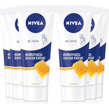 Bliss Store Koruyucu El Bakım Kremi Bal Mumu 75ML, Nemlendirici, Yağlı His Bırakmaz, Gül Kokusu, X6 Adet