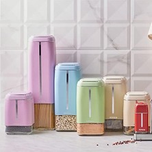 Bliss Store Horizon 7 Parça Üçgen Cam Baharat Takımı