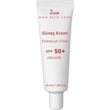 Bliss Store Doa Skin Care Chemical Filter Güneş Kremi SPF50+ (50ML) - Nemlendirici Etkili