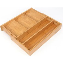 Bliss Store Bambu Çekmece Düzenleyici, Kaşıklık Organizer