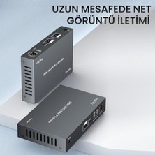 Bliss Store 1080P Full Hd 60Hz HDMI Kvm Ip Extender 200 Metre CAT5E/6 HDMI Menzil Genişletici Uzatıcı
