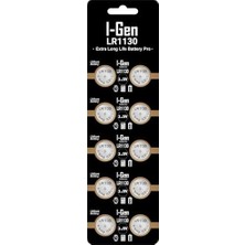 Bliss Store Batteries LR1130 1.5V Alkalin Düğme Pil (AG10, L1131, 389) 10'lu Paket