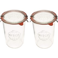 Bliss Store Weck Klasik Konserve Kavanozları, 750ML, 2'li Paket